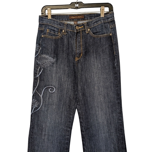 Bogari Jeans Womens Size 6 Dark Wash Vintage Western Y2K Revival Boho Hippie - Picture 2 of 9